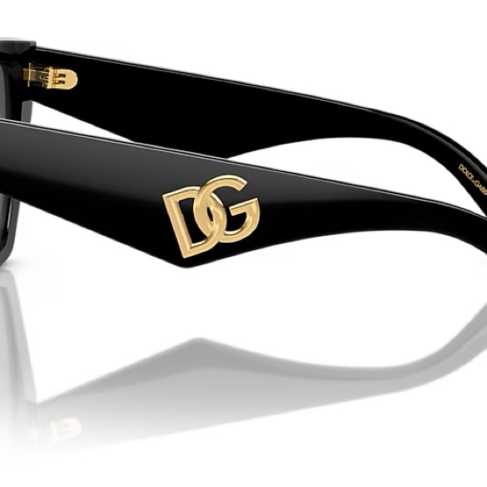 Dolce & Gabbana Black and Gold Women's Glasses